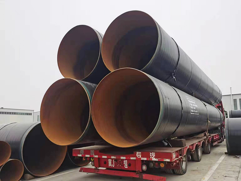 大口径缠绕式3PE防腐钢管